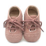 Unisex Soft Sole Moccasin for toddler Boys Girls - Suede Leather Crib Shoes