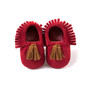 New Fringe Suede Leather Baby Kid Children Soft Soled Anti-Slip Moccasins Soft Shoes