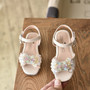 Girls Rhinestone Sandals