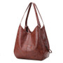 Large Capacity Women Leather Shoulder Bags