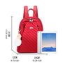 Women Fashion Solid Accessories Waterproof  Large Capacity Zipper Backpack