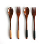 New Style Wooden Tableware Bamboo Kitchen Cooking Tool Soup Teaspoon Catering Cozinha Cozinhar Dinnerware Accessories