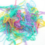 Feitong Kids Elastic Hair Bands For Girls Colorful Scrunchy Hair Rope Ponytail Girls Rubble Band Kids Accessories Drop Shipping