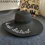 Embroidery "Do Not Disturb" Summer Hat