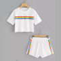 Rainbow Summer Two Piece Outfit Set