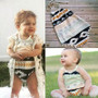 2017 Newborn Baby Girl Geometric Romper Clothes Summer Backless Floral Halter Sunsuit Toddler Kids Jumpsuit 0-24M