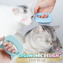 Pet Hair Removal Massaging Shell Comb