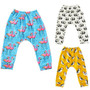 Cute Toddler Baby Kids Boy Girl Cotton Sport Pants Jogger Elastic Bottom Trouser cartoon animals print Clothes Pants for baby