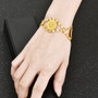 Money Coin Bracelet Gold Color / 18k gold plated Coins Bracelet Jewelry