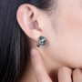Emerald Swarovski Earring