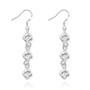 Trio Cube Drop Earring