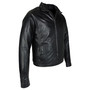 Dandy genuine Leather Men's Jacket with filler