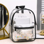 Transparent PVC Women's Waterproof Backpack