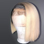 613 Blonde Ombre Lace Front Human Hair Wig Brazilian Virgin Hair Short Bob Wigs For Black Women Ombre 3 colors