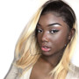 613 Blonde Ombre Lace Front Human Hair Wig Brazilian Virgin Hair Short Bob Wigs For Black Women Ombre 3 colors
