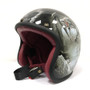 Tyrannosaur moto casco vintage dinosaur motorcycle helmets retro cool open face scooter