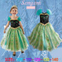 Retail wholesale baby girl Girls Princess party Dress Role play Elsa Anna Summer princess Costume Anna costume kids clothing