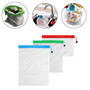 12 PCS REUSABLE WASHABLE MESH BAGS