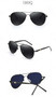 Aviator Metal Frame Oversized Polarized Sunglasses