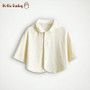 Free shipping Solid Color Baby Cloak Baby Cape High quality infant baby outerwear baby clothes soft fleece suit for 1-3 years