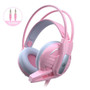 Original YL- Gaming Headphones Wired Girl Pink Stereo Large Headphone Noise Canceling Headphone With
