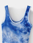 Sleeveless Tie-dye Women Bodysuit