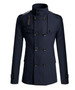 2017 new men's Business casual fashion Double-breasted slim collar men woolen coat woolen jackets men's windbreaker jacket
