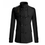 2017 new men's Business casual fashion Double-breasted slim collar men woolen coat woolen jackets men's windbreaker jacket