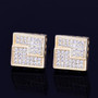 10MM Square Stud Earrings