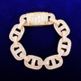 18mm Baguette Cuban Bracelet