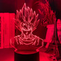 Dragon Ball Goku Super Saiyan 3D Lamp