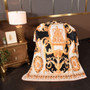 2020 New Classic Palace Luxury Soft Fleece Velvet Sofa Throws Blanket