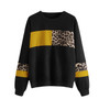 Patchwork  Leopard Sweatshirt
