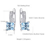 Sky Blue Topaz Earrings