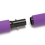 Portable Pilates Bar Kit with Resistance Bands Purple