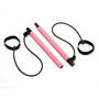Portable Pilates Bar Kit with Resistance Bands Pink