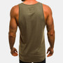 Men Sleeveless Tank Top Green