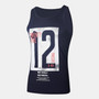 Men Sleeveless Tank Top Navy Blue