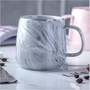 Europe Milk Coffee Tea Mugs with Marble Texture and Gold Inlay