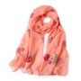 women scarf silk floral scarves shawls and wraps spring summer beach