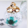 charms crystal flower glass bracelet pendant DIY decoration craft jewelry10pcs