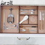 Kitchen Wardrobe Drawer Storage Box Set Tableware Cosmetics Stationery Holder Boxes Home Office DIY Combination Organizer