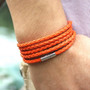 Vintage leather bracelet men