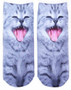 New 3D Printed Cotton Skeleton socks Bone short Women socks Terror novelty socks Animal cat Cute funny Low Cut Ankle Socks men