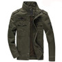 Military army jean jacket men air force one male clothing