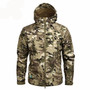 Men's Army Military Camouflage Fleece Jacket Tactical Clothing Autumn