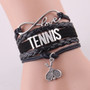 Tennis Charm Bracelet