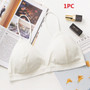 2Pcs Seamless Soft Wireless Push Up Bras