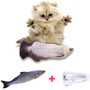 USB Charging Flopping Fish Cat Toy