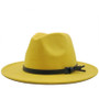 Ribbon Elegant Panama Fedora Hat
